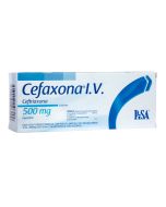 500 mg Ceftriaxona