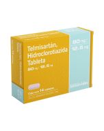 80 mg / 12.5 mg Hidroclorotiazida + Telmisartán