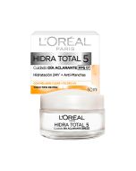 Hidra-Total 5 Crema Facial Cuidado de Día Aclarante con Protector Solar 17+