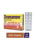 50 mg Dimenhidrinato Náusea, Mareo y Vómito