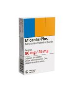 80 mg / 25 mg Hidroclorotiazida + Telmisartán