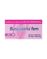 20 mg/400 mg Hioscina, Ibuprofeno Cólico Menstrual