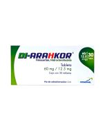 60 mg/12.5 mg Fimasartán,Hidroclorotiazida