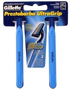 Prestobarba UltraGrip 2 Rastrillos Desechables