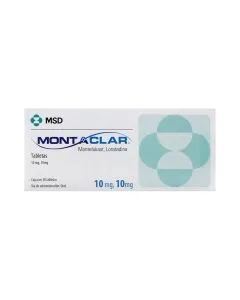 10 mg / 10 mg Loratadina + Montelukast