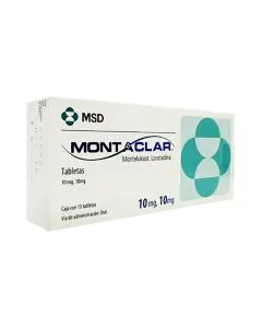 10 mg / 10 mg Loratadina + Montelukast
