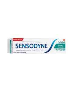 Limpieza Profunda Pasta Dental con Flúor para Dientes Sensibles