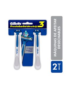 Prestobarba Ultragrip 3 Cabeza Fija 