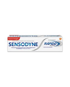 Rápido Alivio Blanqueador Pasta Dental con Flúor para Dientes Sensibles
