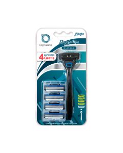 Rastrillo Desechable Banda Lubricante Ale Vera 3 Hojas