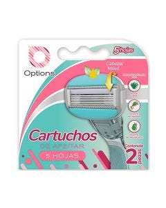 Cartuchos de Afeitar Dama 5 Hojas