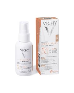 UV Age Daily Crema Facial con Protector Solar 50+ con Color