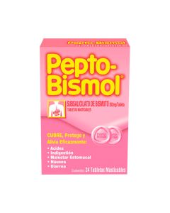 262 mg Subsalicilato de Bismuto