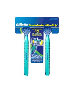 Prestobarba Ultragrip 2 Rastrillos Desechables Cabeza Móvil