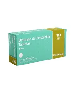 10 mg Dinitrato de Isosorbida