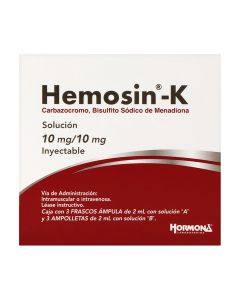 10 mg / 2 ml Carbazocromo + Fitomenadiona
