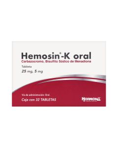 25 mg / 5 mg Carbazocromo + Fitomenadiona