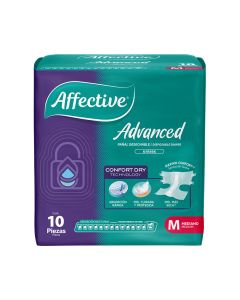 Advance Pañal Desechable Unisex Adulto Talla Mediano