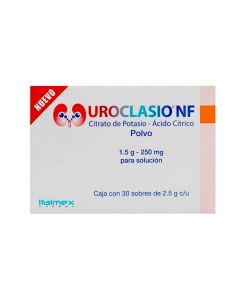 1.5 gr /250 mg Acido Cítrico + Citrato de Potasio 