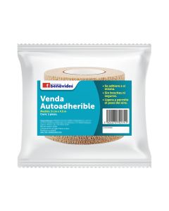 Venda Autoadherible 5 cm x 4.5 m Color Piel