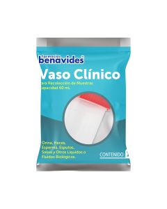 Vaso Clínico para Recolectar Muestras 60 ml