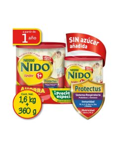 Kinder Alimento para Niños de Corta Edad a Base de Leche de 1 a 2 Años 2 ud Pack