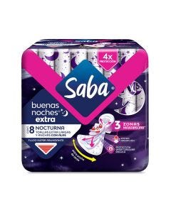 Buenas Noches Extra Nocturna Con Alas Flujo Súper Abundante