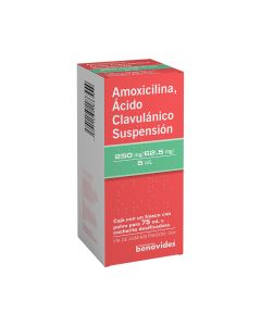 250 mg /62.5 mg Acido Clavulánico + Amoxicilina