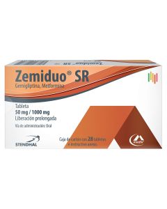 50 mg/1000 mg Gemigliptina, Metformina Liberación Prolongada