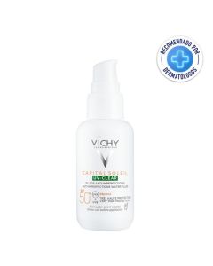 Capital Soleil Protector Solar Facial 50+ UV-Clear Anti-Imperfecciones