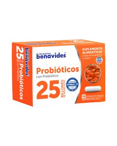 25 Billones Probióticos con Prebiótico