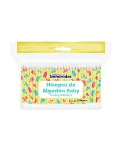 Hisopos de Algodón Baby Biodegradables