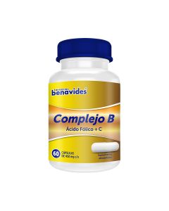 Complejo B + Vitamina C + Ácido Fólico Suplemento Alimenticio