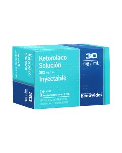 30 mg/1 ml Ketorolaco Solución