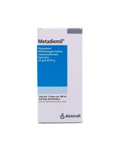 20 gr / 0.0375 gr Dihidroergocristina + Piracetam