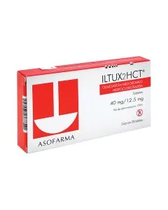 40 mg / 12.5 mg Hidroclorotiazida + Olmesartan