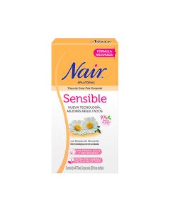 Tiras de Cera Fría Corporal Sensible Manzanilla
