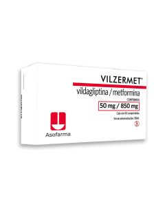 50 mg/850 mg Vildagliptina, Metformina