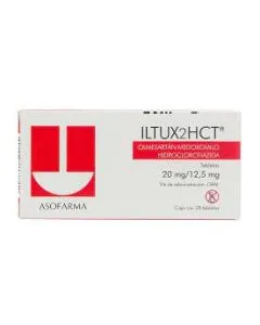 20 mg / 12.5 mg Hidroclorotiazida + Olmesartan