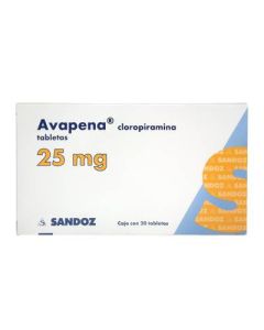 25 mg Cloropiramina
