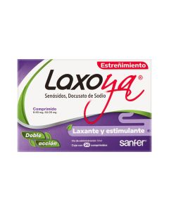 8.60 mg/50.00 mg Senósidos, Docusato de Sodio