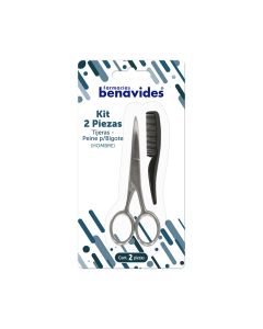 Kit Tijeras +Peine para Bigote