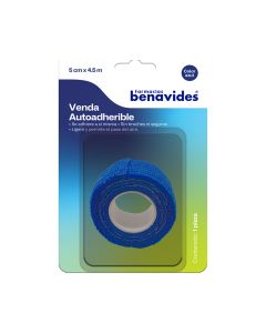Venda Autoadherible Color Azul 5cm x 4.5 m