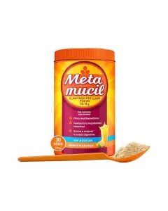 56.18 g Plantago Psyllium Fibra Sabor Naranja, Sin Azucar