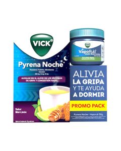 Pack 5 Sobres Vick Pyrena Noche + 50 g Ungüento