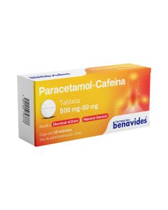 500 mg/50 mg Paracetamol, Cafeína